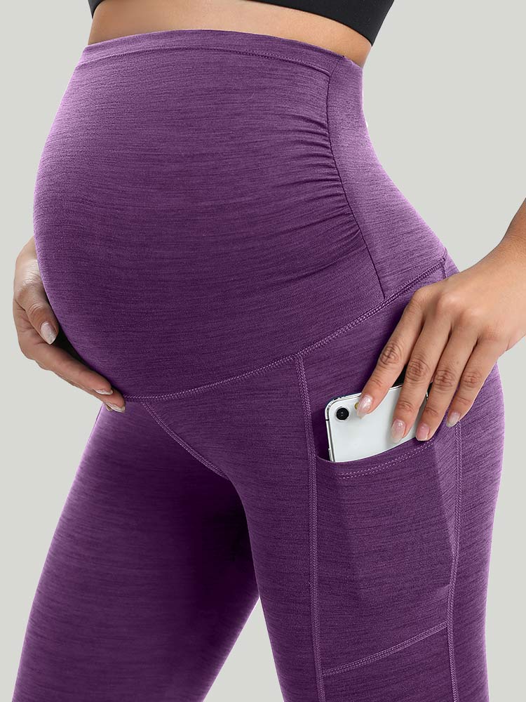 IUGA Maternity Pants for Work Over The Belly with Pockets