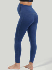 IUGA Supcream Buttery-soft Maternity Legging With Pockets-Navy