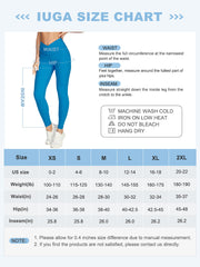 IUGA SupCream Pleated Cross Waist Leggings